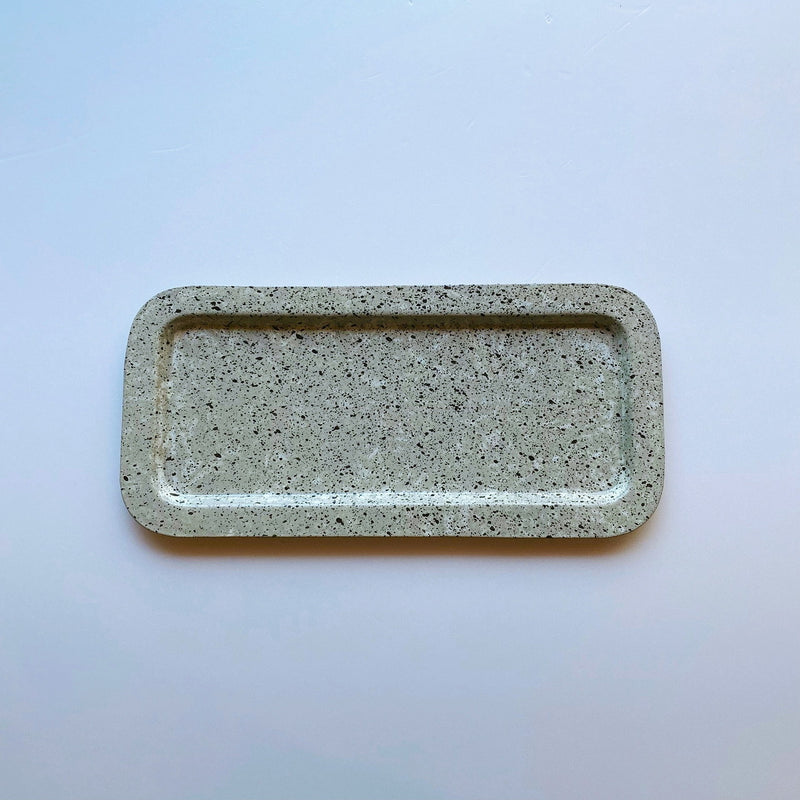 spotted rectangle tray